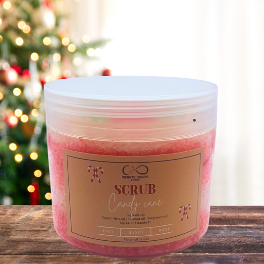 Candy Cane Sugar Scrub